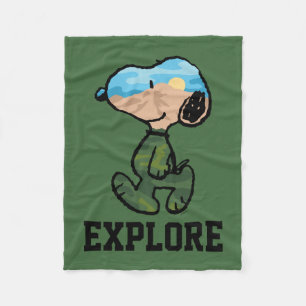 Cobertor De Velo Amendoins   Esnoopia Excelente ao ar livre