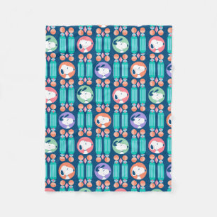 Cobertor De Velo Amendoins   Padrão de Sonhos de Deco Azul Escuro d