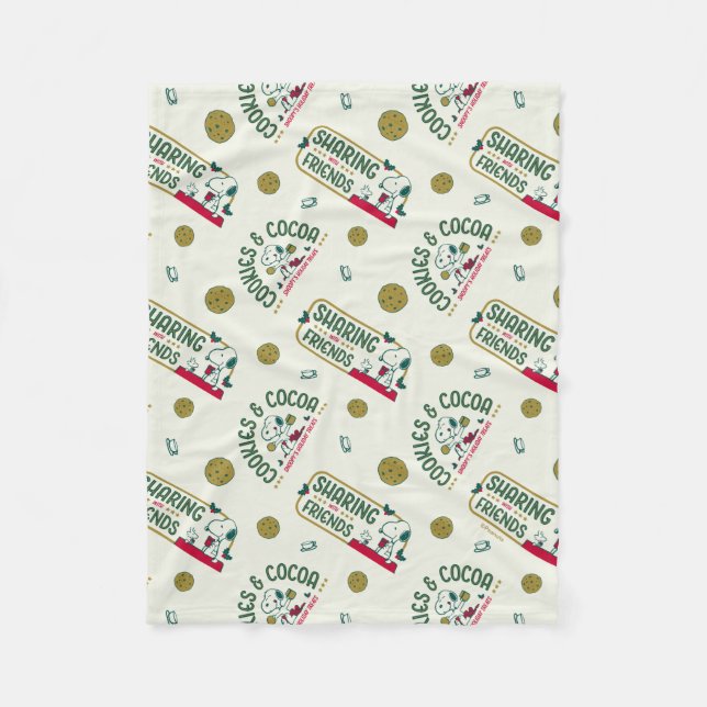 Cobertor De Velo Amendoins | Padrões de cacau quente de espinheiro  (Frente)
