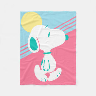 Cobertor De Velo Amendoins   Snoopy Deco Dreams Sun