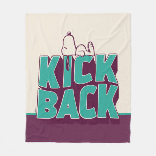 Cobertor De Velo Amendoins   Snoopy Kickback