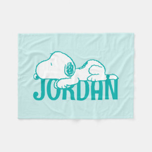 Cobertor De Velo Amendoins   Snoopy Pastel Baby