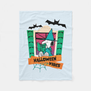 Cobertor De Velo Amendoins Snoopy Poções Mágicas Halloween