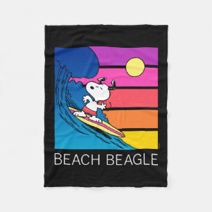 Cobertor De Velo Amendoins   Surfe em Snoopy