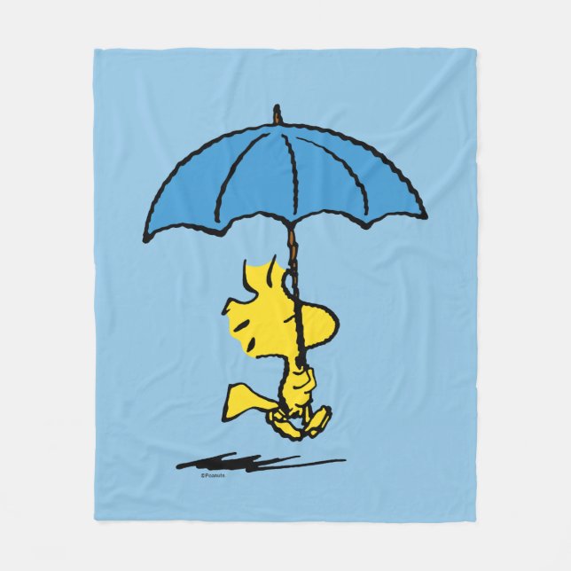 Cobertor De Velo Amendoins | Woodstock Blue Umbrella (Frente)