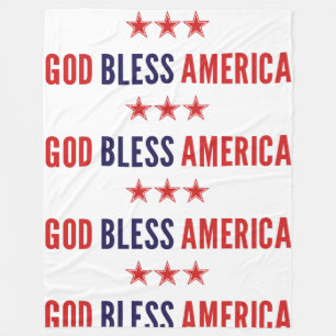 Cobertor De Velo América deus abençoe