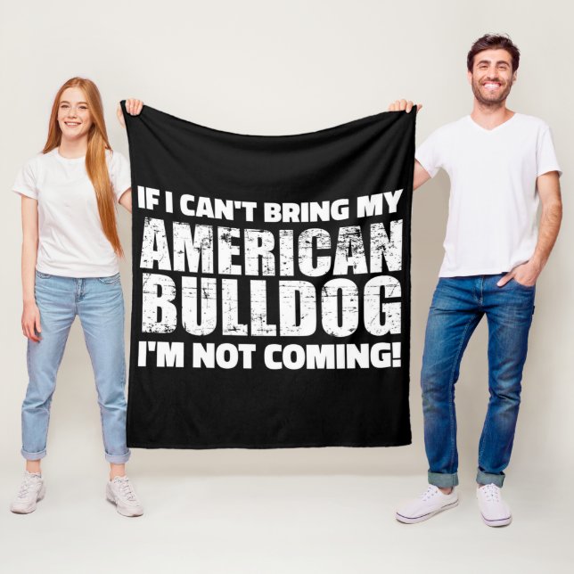 Cobertor De Velo American Bulldog English Bulldog Gift (In Situ)