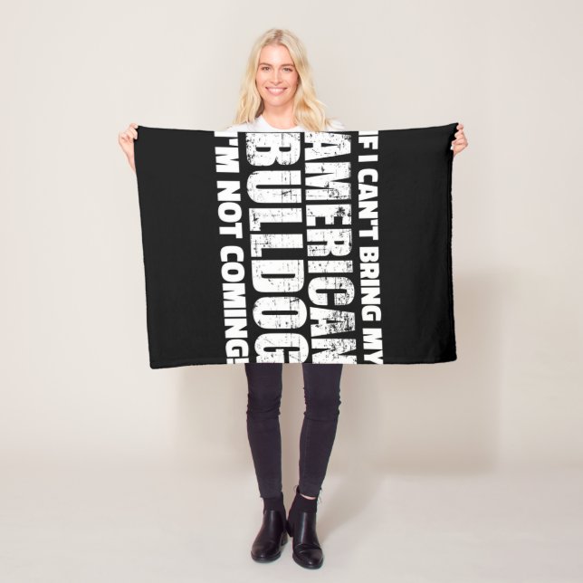 Cobertor De Velo American Bulldog English Bulldog Gift (In Situ)