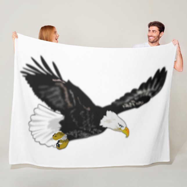 Cobertor De Velo American Eagle Fleece Blanket (In Situ)