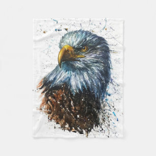 Cobertor De Velo American Eagle Watercolor