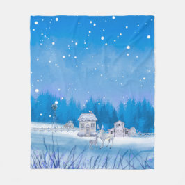 Cobertor De Velo American Farm Signature Fleece Blanket