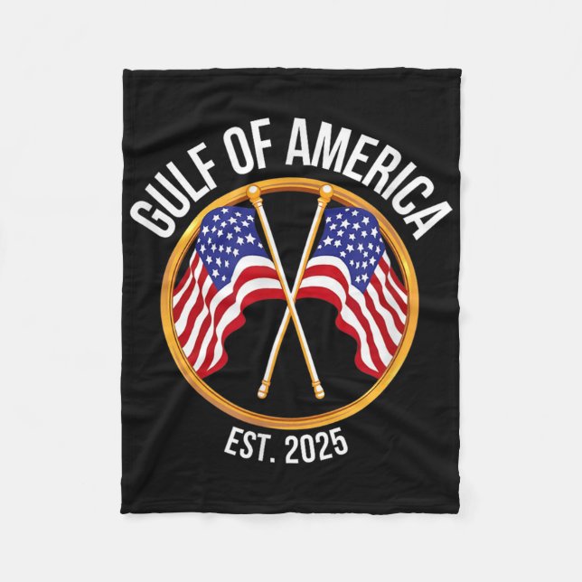 Cobertor De Velo American Flags Usa Golfo (Frente)