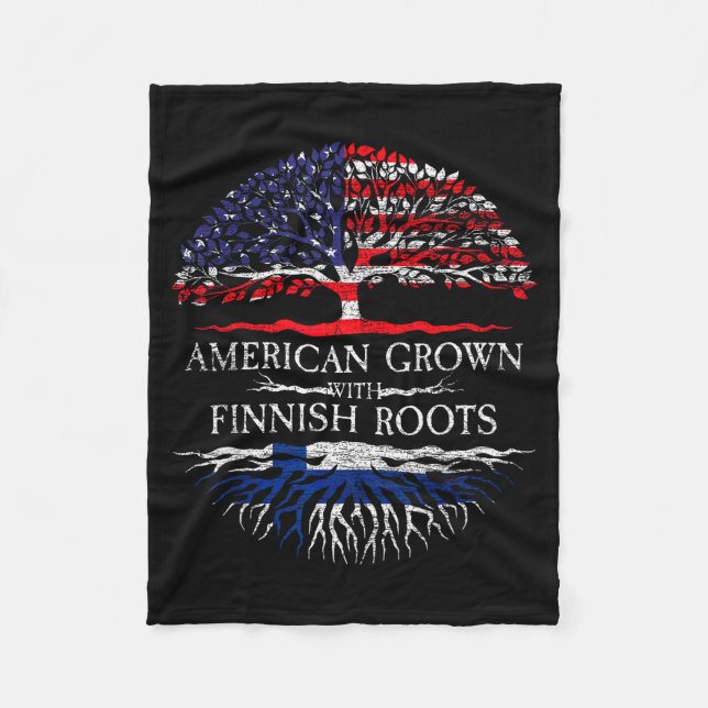 Cobertor De Velo American Grown With Finnish Roots Finland  (Frente)