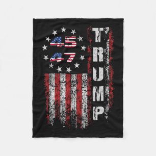 Cobertor De Velo American Made Trump Merchandise Flag Trump 45 47 T
