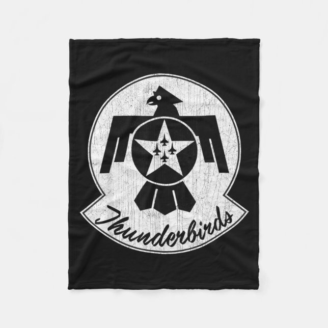 Cobertor De Velo American Patriotic F16 Fighter 57th Wing Tbirds Gi (Frente)