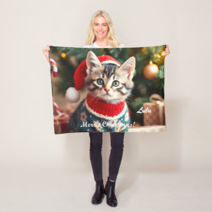 Cobertor De Velo American Shorthair Cat Natal Personalizado