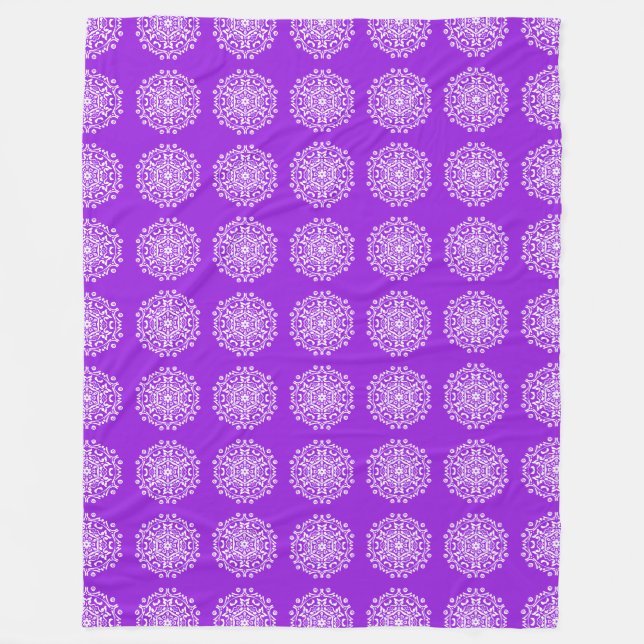 Cobertor De Velo Ametyst Mandala (Frente)
