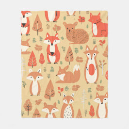 Cobertor De Velo Amigos da Floresta Cozy 2