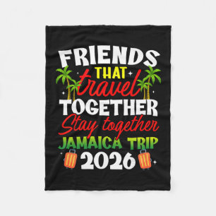 Cobertor De Velo Amigos Que Viajam Juntos Viagem Jamaica 2026