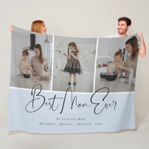 Cobertor De Velo Amo-Te A Melhor Mãe Alguma Vez A Família Fotogra