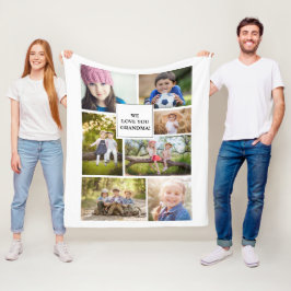 Cobertor De Velo Amo-Te Vovó 7 Fotografia Da Família