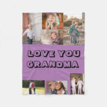 Amo Você 7 Foto Personalizado Roxo