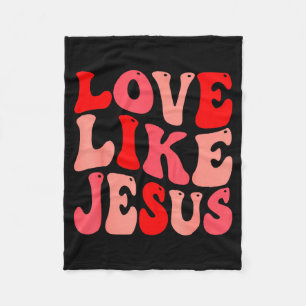 Cobertor De Velo Amor Cristão Como Jesus Dia dos Namorados