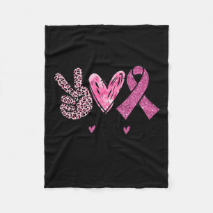 Cobertor De Velo Amor Cura Fita Cor-de-rosa Sensibilização do Cance