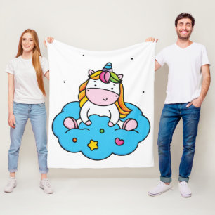 Cobertor De Velo Amor de Unicórnio