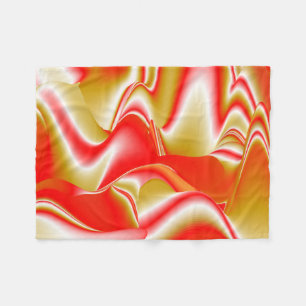 Cobertor De Velo Amor e Abstrato 3D Rainbowart Dourado