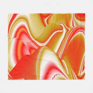 Cobertor De Velo Amor e Abstrato 3D Rainbowart Dourado