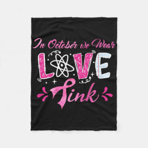 Cobertor De Velo Amor Em Outubro Vestimos Matemáticos Cor-De-Rosa