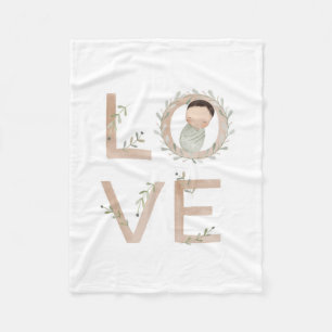 Cobertor De Velo Amor Novo Bebê