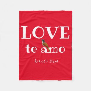 Cobertor De Velo AMOR o amo