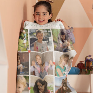Cobertor De Velo AMOR pela melhor colagem de fotos da família GRAND