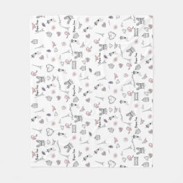 Cobertor De Velo Amor pela Peris Bohemian Chic Boho Girl