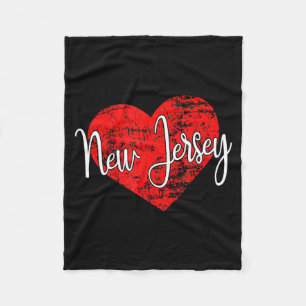 Cobertor De Velo amor por nova jersey grunge legal coração divertid