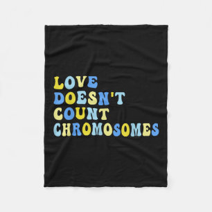 Cobertor De Velo Amor Sem Conde Cromossomos T21 Down Síndrome Aw