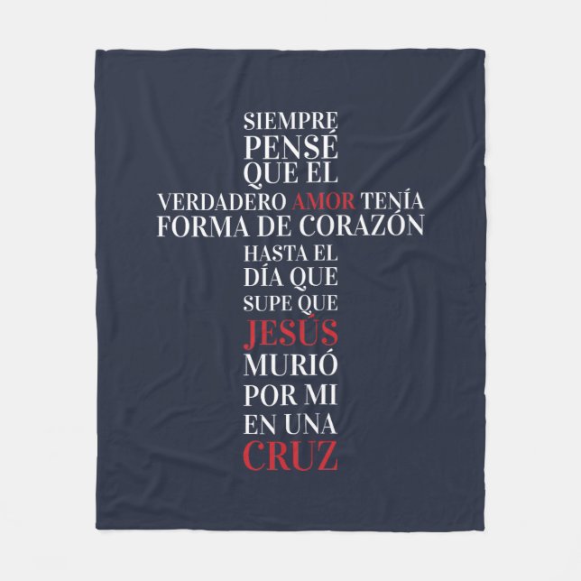 Cobertor De Velo Amor verdadeiro (Frente)