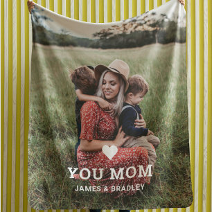 Cobertor De Velo Amor Você Mamãe Dia das Mães Lembrança de Foto da