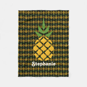 Cobertor De Velo Ananás Personalizado