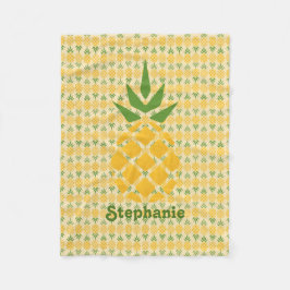 Cobertor De Velo Ananás personalizado