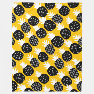 Cobertor De Velo Ananás preto