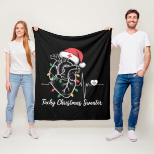 Cobertor De Velo Anatomia do Coração Natal Enfermeira Cardiaca Taqu