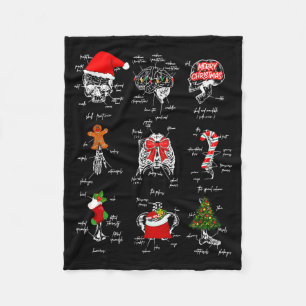 Cobertor De Velo Anatomia do Esqueleto Humano Natal Estudante de Me