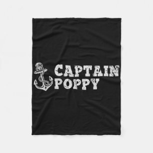 Cobertor De Velo Âncora de Barco Vintage Navegação Capitão Poppy