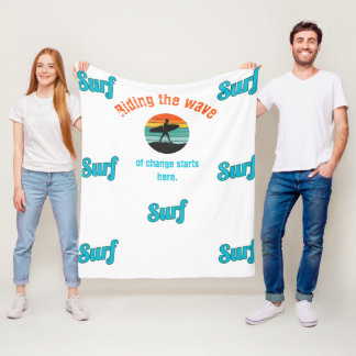 Cobertor De Velo Andando pela onda de mudança