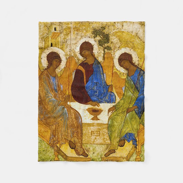 Cobertor De Velo Andrei Rublev, icon of the Trinity (Frente)
