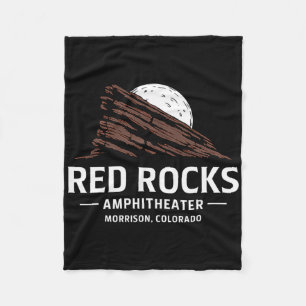 Cobertor De Velo Anfiteatro Red Rocks Morrison Colorado Caminhada A