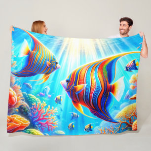 Cobertor De Velo Angel Fish